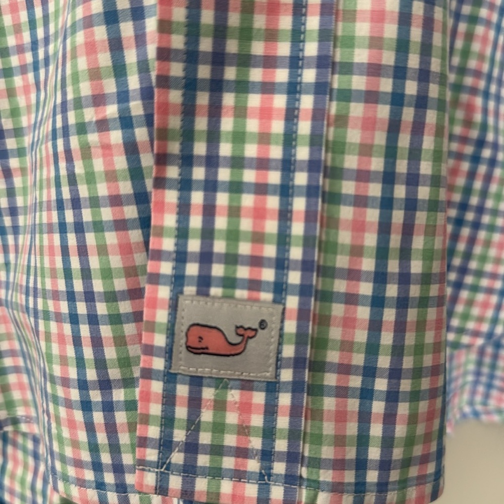 Vineyard Vines Men’s Button Down Murray Shirt Plaid Large - Picture 3 of 4